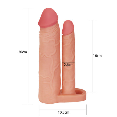 Pleasure X Tender Double Penis Sleeve